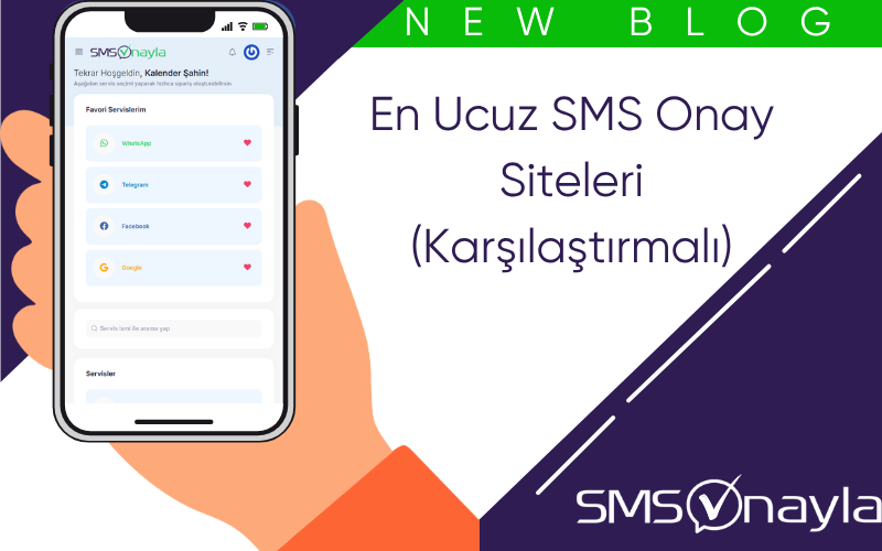 Anında SMSOnayla Kodu Hizmeti